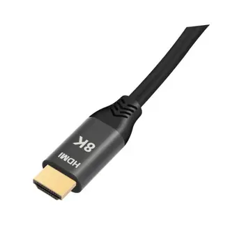 HDMI kabelis 8K 60HZ hdmi Didelės Spartos 8K 60 HZ UHD HDR 48Gbps kabelis HDMI Konverteris PS4 hd televizoriai Projektoriai