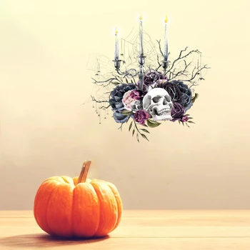 Trys Ratels QC383 Gražus sienų lipdukai Helovinas Vampiric Grafienė Helovinas kambario dekoravimo lipduką 