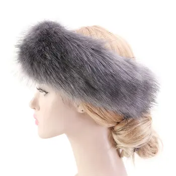 Ekrano užsklandą Moterims, Elegantiškas Plaukų juosta Plaukų Aksesuarai Moterims Mergaitė Žiemos Dirbtiniais Kailiais Šiltas Ausies Raštas Mados Tuščias Beanie Skrybėlių
