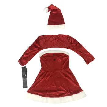 4pcs Sexy Kalėdos Pižamą Nustatyti Moterų Egzotinių Sleepwear Chirstmas Šalies Drabužių Naujovė Pižama