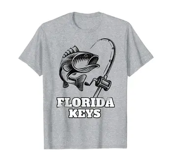 Floridos žvejybos suvenyrų atostogų marškinėliai