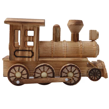 Kūrybos Modeliavimas Lokomotyvų Rankų Darbo Mediniais Traukinio Žaislų Vaikams Greative Dovana Mados Namų Medinių Amatų Namų Puošybai