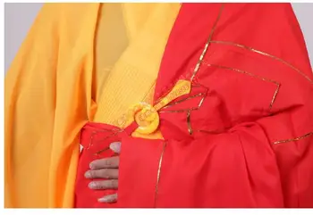 Naujas Unisex Budistų Vienuolis Skraiste Zen Meditacija, Vienuolis, Chalatai Shaolin Šventyklos Vienuolis Drabužius Kung Fu Vienodi Kostiumai Vienuolis Kostiumas Rūbeliai