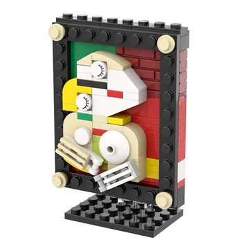 SS Pixel Art Klasikinis Garsaus Meno Picasso Tapybos Svajonė Blokai Taškų Mozaika, Tapyba Modelis Plytų Švietimo Žaislai