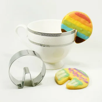 1pc Meilės Angelas sparnų paukštis taurės arbatinukas Kabo taurės sausainių pelėsių metalo cookie cutters Minkštas tortas dekoravimo įrankiai Nemokamas Pristatymas