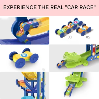 Žaislai Kelio Automobilį Stumdomas Žaislas Inercinės Geležinkelių Automobilių Lenktynių Automobilių Tėvų-Vaikų Bendravimą Rankų Judesių Koordinavimą Sklandytuvas Inercinės Geležinkelių Automobiliu