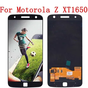 2560*1440 Už Motorola MOTO Z lcd Droid Edition XLTE XT1650 xt1650-03 LCD Ekranas Jutiklinis Ekranas skaitmeninis keitiklis Visiškai Asamblėja + įrankiai