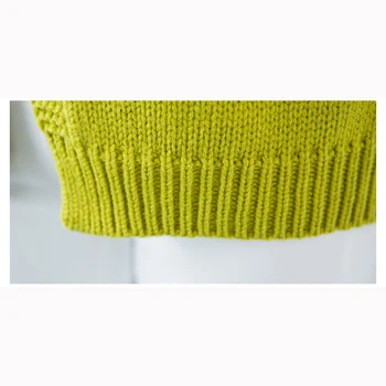 2019 m. rudenį naujų Megztinių Viršūnes moterų Atsitiktinis Palaidų O-Kaklo Džemperis Paltai vientisos spalvos Storas susagstomi megztiniai moterims