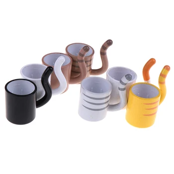 Aukštos Kokybės 1Pc 1:6 Lėlių Mada patys puodeliai Lėlių Miniatiūrinės Virtuvės Žaislai ATSITIKTINAI Naują Atvykimo