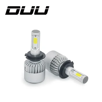 DUU Automobilių Žibintai Lemputės H7 H4 LED H8 H11 9005 HB3 HB4 9006 H1 H3 9012 H13 9007 S2 Auto priekinis Žibintas, Priešrūkinis Žibintas COB (Chip 12-24V 60W