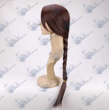 Anime Filmo Tomb Raider Lara Pynė Perukas Žaidimas Charactor Lara 70cm Ruda Nerijos Stiliaus Eilėje Cosplay Sintetinių Plaukų + Perukas Bžūp