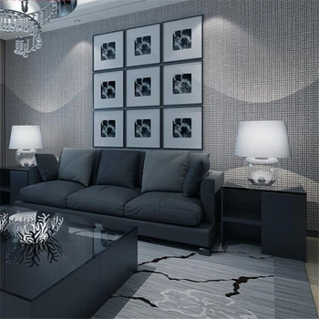 Beibehang Modernus minimalistinio Šiaurės stiliaus gryna spalva, flocking tapetai gyvenimo kambario, miegamasis fone restoranas pilka tapetai