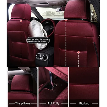 Kokololee Užsakymą Audiniu automobilių sėdynės padengti BMW 1/2 Serija E81 E82 E87 E88 F20 F21 F52 F40 F22 F23 F44 F45 F46 automobilių sėdynės