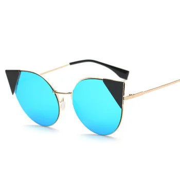 COOLSIR 2019 Mados Cat Eye Akiniai nuo saulės Moterims Prekės ženklo Dizaineris Akiniai, Klasikinių Atspalvių Vintage Akiniai UV400 Shad Oculos de sol