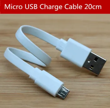 Micro USB Įkrovimo linija Trumpas Kabelis 20cm Už XiaoMi Galia Banko xiaomi 