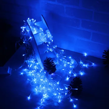 5M LED Kalėdų Pasakos String Apšvietimas Nuotolinio Valdymo pultas USB Naujųjų Metų Girliandą Užuolaidų Lempos Atostogų Dekoracija Namuose Miegamojo Lango