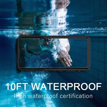 Samsung Galaxy S20 Ultra S20 Atvejais IP68 Vandeniui Laikiklis Plaukimo Dulkėms atsparus smūgiams 360 Dangtelis, Skirtas 