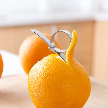 1pc Nerūdijančio Plieno Ruošinių Orange Virtuvės Daržovių Skustukas Orange Įrankis