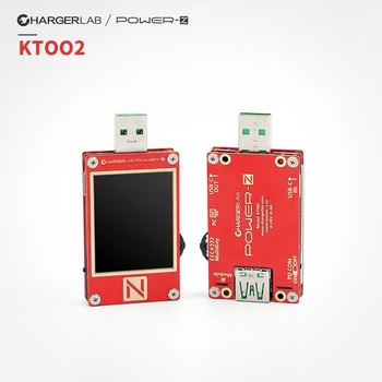 ChargerLAB GALIA-Z USB PD Įtampos Apgaulės Metrų KT002 Įkrovimo Galvos Ju Testeriai