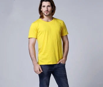 Vasaros vyriški T-shirt tuščią T-shirt mados paprastas, trumpas rankovėmis medvilnės Lycra spalvos marškinėliai Korėjoje