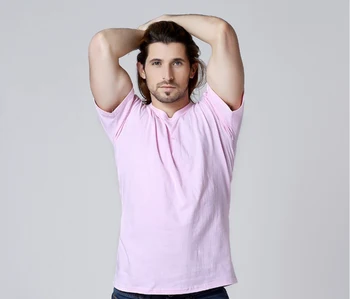 Vasaros vyriški T-shirt tuščią T-shirt mados paprastas, trumpas rankovėmis medvilnės Lycra spalvos marškinėliai Korėjoje