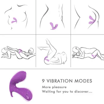 G Spot Klitorio Analinis Vibracijos,Vibratorius Gulėjo Ant Kelnaitės Šilumos Intymių Sekso Žaislų Moteris Belaidžio Nuotolinio Stebėjimo Dildo Moteris