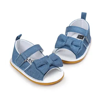 Vasarą kūdikis batai, guma minkšta kūdikių bateliai 0-1 vaikiška avalynė 0-6-12 mėnesių Princess bateliai