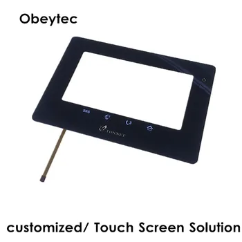 Obeytec 19 imch varžinio jutiklinis Bezel, lygaus paviršiaus švarią, modernią išvaizdą, 5-varžinio touchscreen, TS190A5KC01-B