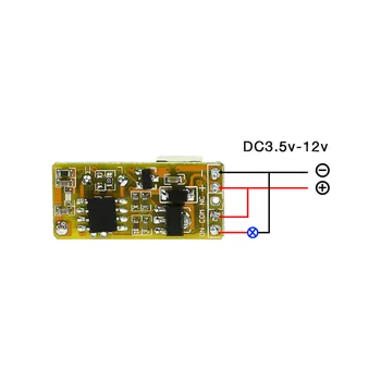 Relay Mini Switch DC 3,7 V 4.2 4.5 V V 5V 6 V 7.4 V 9V 12V Kontaktų NO COM NC Nuotolinio ne Belaidžio tinklo Jungiklis Normall Uždaroji Atvira