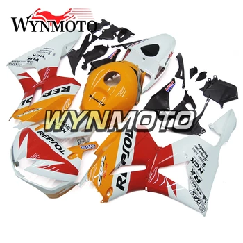 Pilnas Purvasargiai Honda CBR600RR F5 2013-M. Metų Įpurškimas, ABS Plastikas F5 13 14 15 Motociklą Kėbulo Balta Oranžinė Gaubtai
