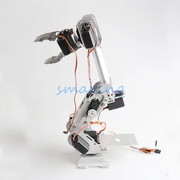 8 DOF Metalo, Mašinų Rankos VGB Pramoninio Roboto 360° Besisukantis Bazės Modelis + 8 VNT Servo Švietimo