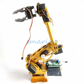 8 DOF Metalo, Mašinų Rankos VGB Pramoninio Roboto 360° Besisukantis Bazės Modelis + 8 VNT Servo Švietimo