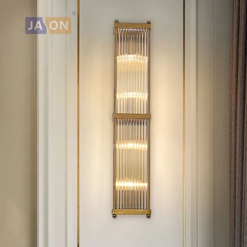 Led e14 Šiaurės Geležies Crystal Aukso Dizaineris LED Lempos, LED Šviesos Siena lempos, Sienų apšvietimo Sienos Sconce Baras Parduotuvės Fojė, Miegamojo