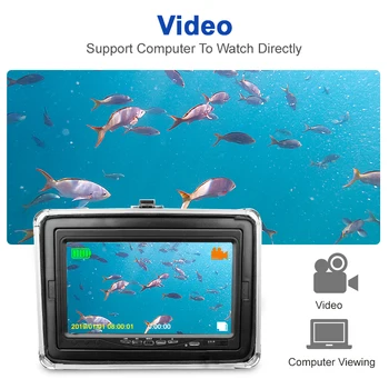 Erchang DV3524HD HD Povandeninių Video Žvejybos Kamera 24pcs Led Infraraudonųjų spindulių Ir Balta DVR Žvejybos Kamera Ledo/Jūros Žvejybos