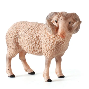 Modeliavimo PVC Avių Gyvūnų Modelio Kietojo Gyvūnų Modelio, Apdailos Rinkinys