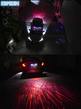 Sveiki Lempa Projektoriui Automobilio LED Automobilių Angelas Sparnų Durų Įspėjamasis Šviesos 