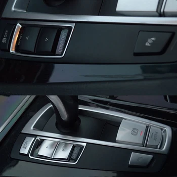 Automobilio stilius VARIKLIO PALEIDIMO išjungimo jungiklis mygtukas Apima Lipdukai BMW 5/6/7 serijos f10 GT F07 F važiuoklės automobiliai, auto Priedai