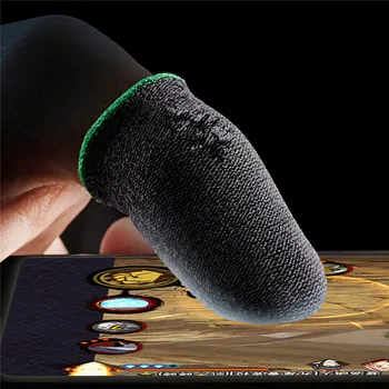 1 Pora prakaitui Pirštų Pirštinės PUBG Mobilųjį Žaidimą-Ultra plonas Žaidimai Thumbs Lovelė Finger Sleeve for Black Shark Išmanųjį telefoną
