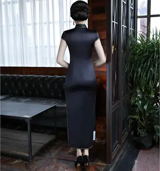 Mados Kinų Stiliaus Siuvinėjimų Ilgai Cheongsam Naują Atvykimo Moterų Viskozė Suknelė Qipao Vestidos Dydis S M L XL XXL XXXL 4XL 6X5766