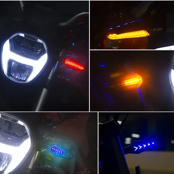 Motociklo LED Posūkio Signalo Intermitentes Moto Šviesos Reikmenys Benelli 600i Honda dio 34 Suzuki gsf 600 