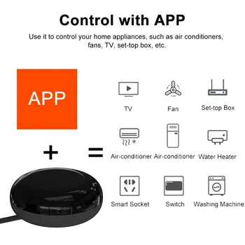 WiFi Smart IR Nuotolinio Valdymo Balsu Dirbti su Alexa 