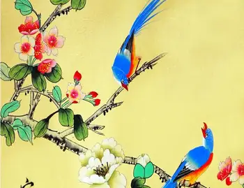 Turtingas ir laimės tradicinės Kinų Meno Tapybos Namų Biuro Apdailos Kinų tapybos paintingPrinted