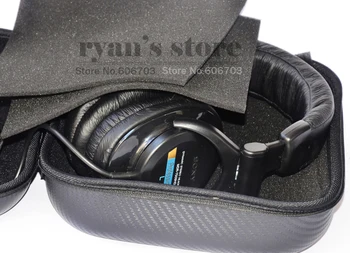 Juodos dėžutės maišelis maišelis saugojimui dauguma ausinės Sony AKG JVC ausinės 4 DYDIS rasti