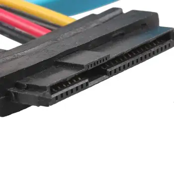 1pc Lankstus 7 Pin SATA Serial ATA SAS 29 Pin ir 4-Pin Maitinimo Adapteris Jungties Kabelis Sąsaja Pakeitimo SCSI Lygiagrečiai