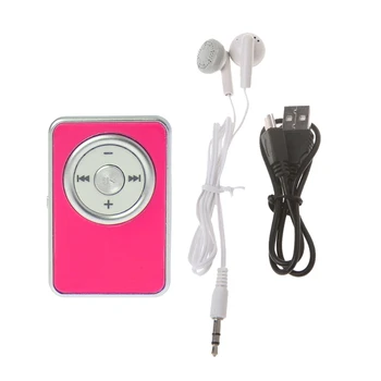 Mini Klipą, Muzikos ir Žiniasklaidos MP3 Grotuvas, Parama TF Kortelė, Ausinės, USB Kabelis L41E