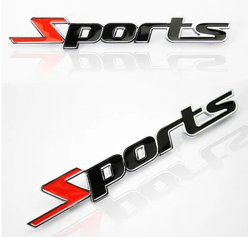 Gražus Sporto 3d Logotipas Ženklelis Decal Automobilių Lipdukas Auto Dekoro Stiliaus, Skirti 