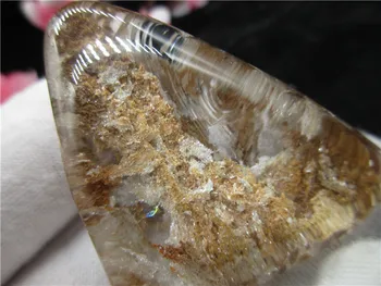 Natūralus Geltonasis Phantom Kvarco Dvasios Akmens Uolienų Mineralinė Sodo Kristalų Chorite-Akmens Kristalai