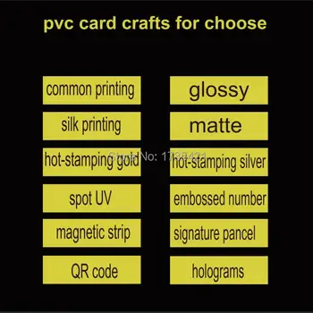 Pvc plastikinės vizitinės kortelės, VIP kortelės, narystės kortelės nemokamai dizaino dvipusis spalvotas spausdinimas užsakymą