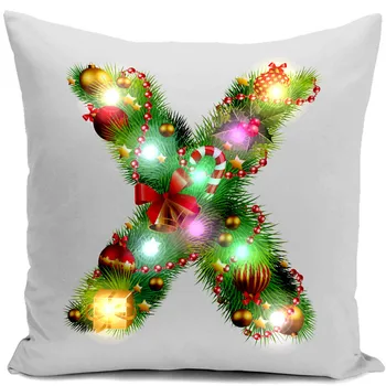 LED Šviesos Pagalvėlė Padengti Kalėdų Mesti Pagalvės Dangtelis Dekoratyvinės Pagalvėlės, už Sofos Elegantiškas Užvalkalas Nr. Pagalvę Šerdis Cojin