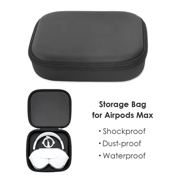 EVA Sunku dėklą už AirPods Max Ausinės, Apsauginiai Saugojimo Krepšys